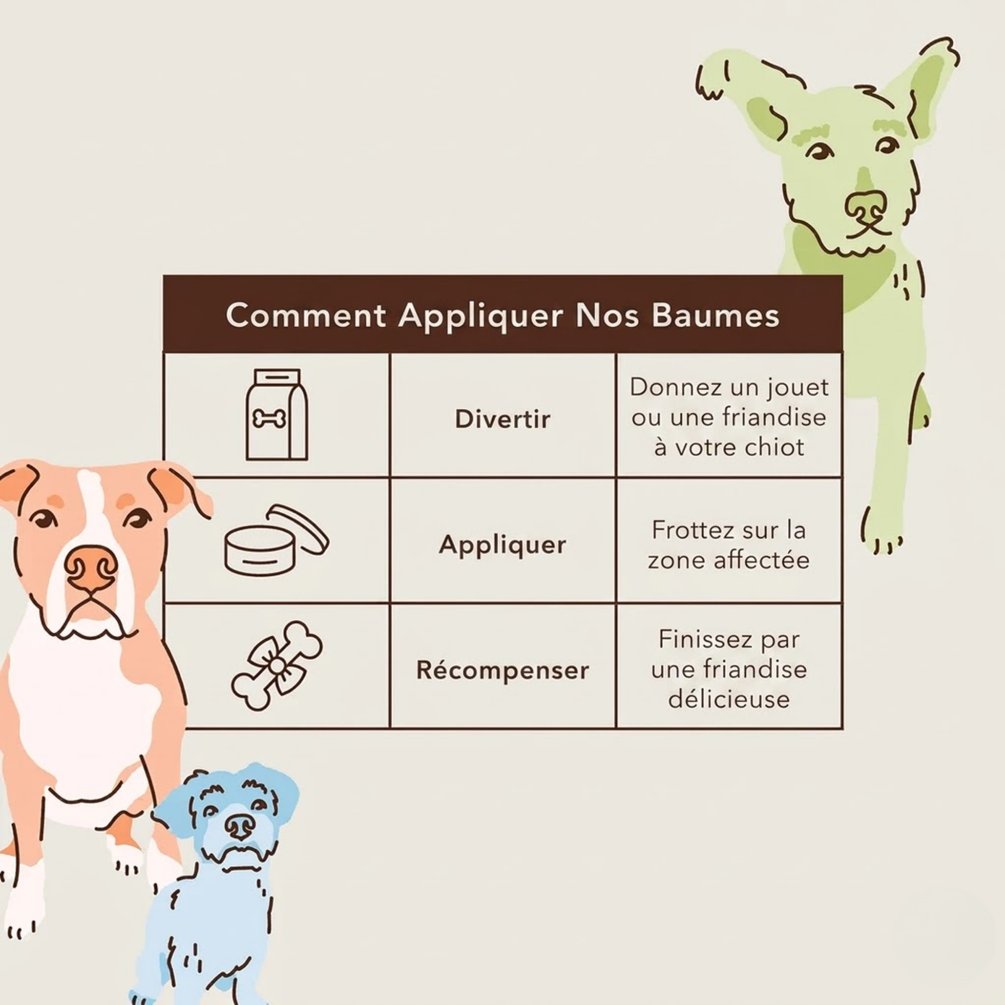 Flora Canis® - Baume Réparateur Peau Chien. Soulage Rougeurs, Irritations & Démangeaisons en 48h.